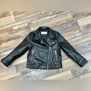 H & M faux leather jacket size 6